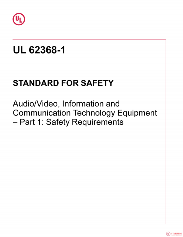 UL 62368-1 PDF UL 62368-1 PDF